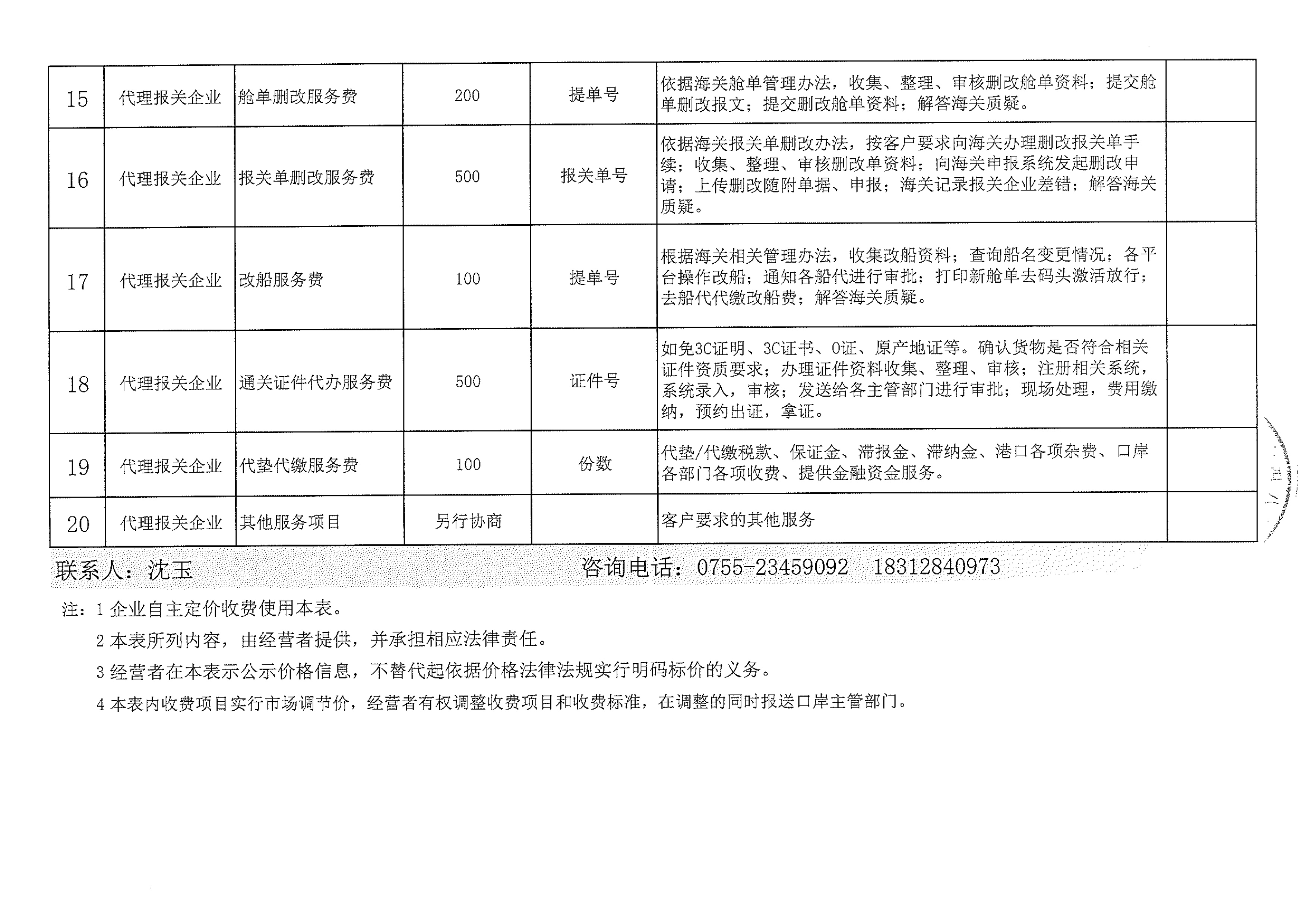 深圳市鑫通货运代理有限公司收费目录清单_3.jpg