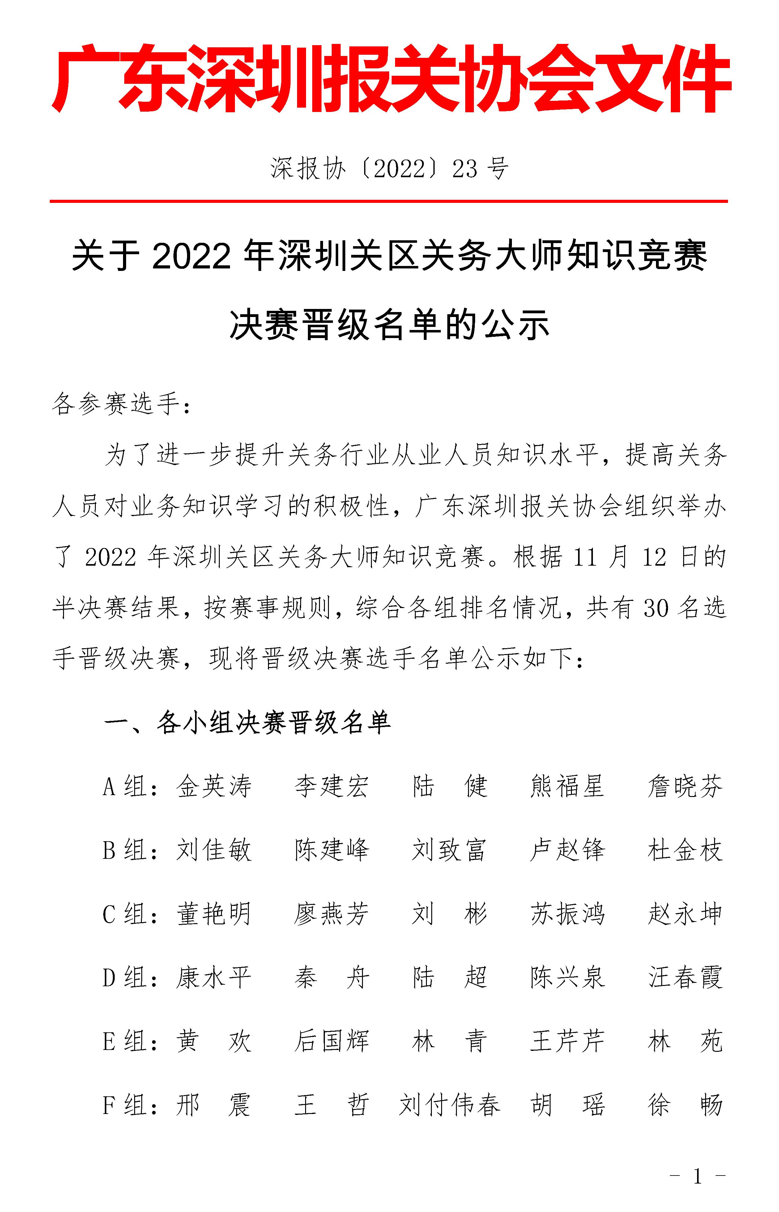 关于2022年深圳关区关务大师知识竞赛决赛晋级名单的公示_已签章_页面_1.jpg